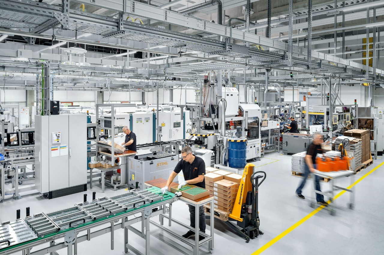 Każdego roku zakład odlewów magnezowych STIHL w Weinsheim opuszcza 32 miliony komponentów.